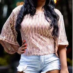 Sequins top
